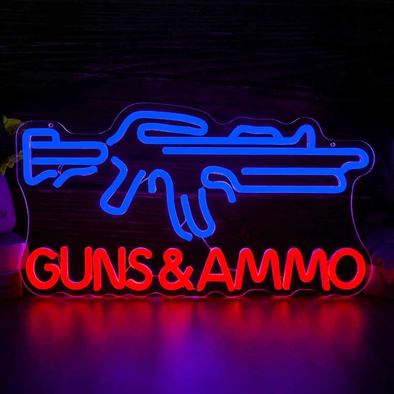 Hunting Outdoor Store - Gun Shop Neon Sign USB Powered