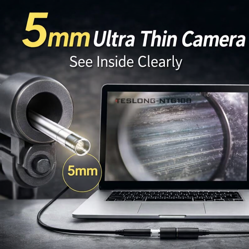 Outdoor Hunting Range - 5mm Rifle Borescope Camera 45 Inch