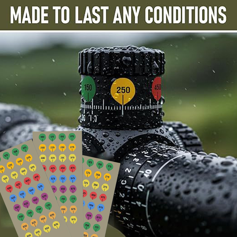 5/10 Sheets Rifle Scope Turret - Outdoor Hunting Range recensie en prijs