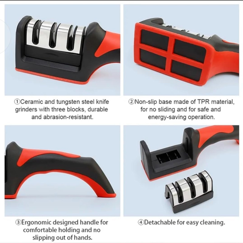 3-Stage Knife Sharpener Kit wi - Hunting Knife Outdoor Edge recensie en prijs