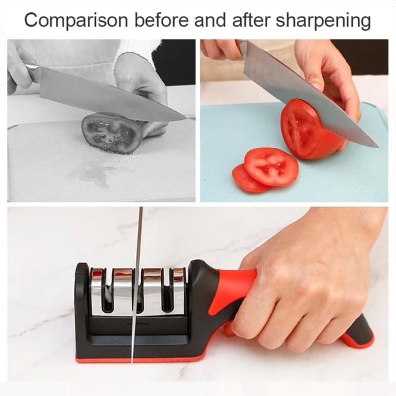 3-Stage Knife Sharpener Kit wi - Hunting Knife Outdoor Edge recensie en prijs