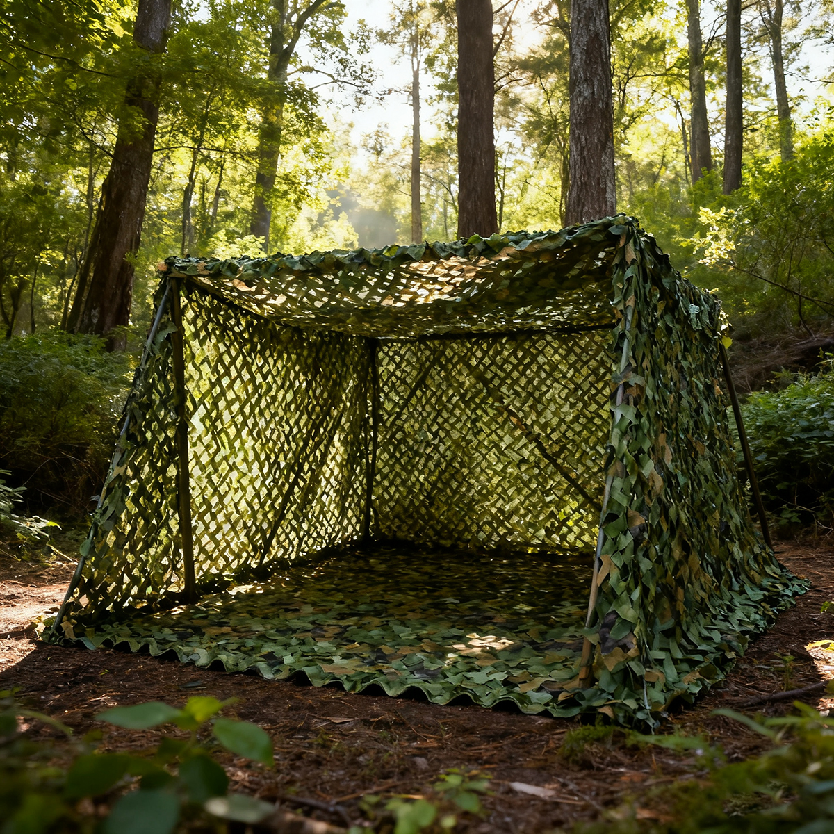 Woodland Camo Netting Camping  - Hunting And Outdoor Supplies recensie en prijs