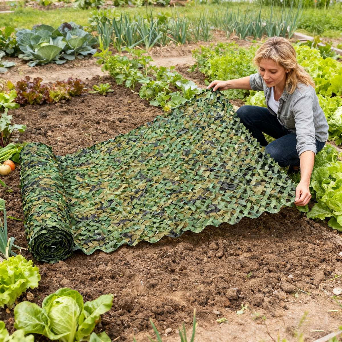 Woodland Camo Netting Camping  - Hunting And Outdoor Supplies recensie en prijs