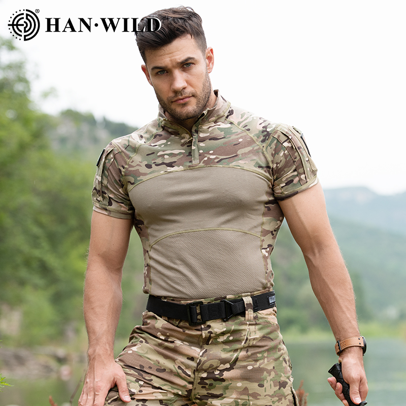 Tactical T Shirt Shirts Men Ai - Wildman Hunting & Outdoor Polokwane recensie en prijs