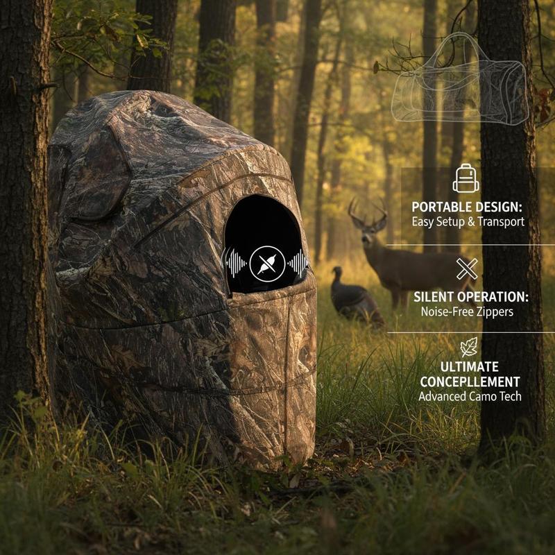 Hunting Blind 1 Person For Dee - Hunting & Outdoor Supplies Carterton Reviews recensie en prijs