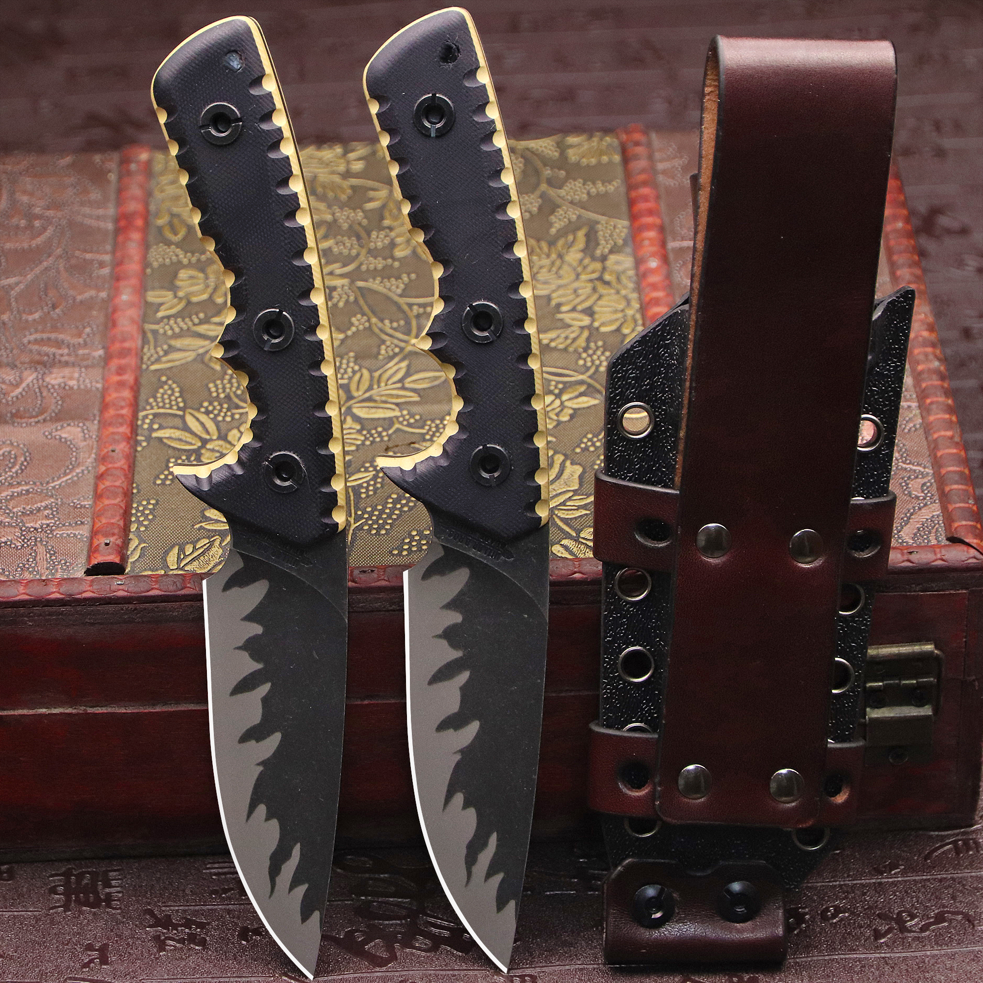 M-L (USA) DC53 Stone Washed Fu - Hunting Knife Outdoor Edge recensie en prijs