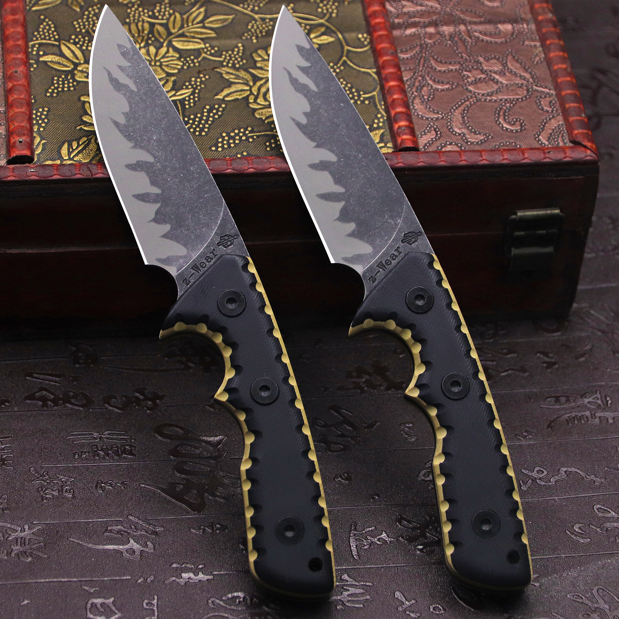 M-L (USA) DC53 Stone Washed Fu - Hunting Knife Outdoor Edge recensie en prijs
