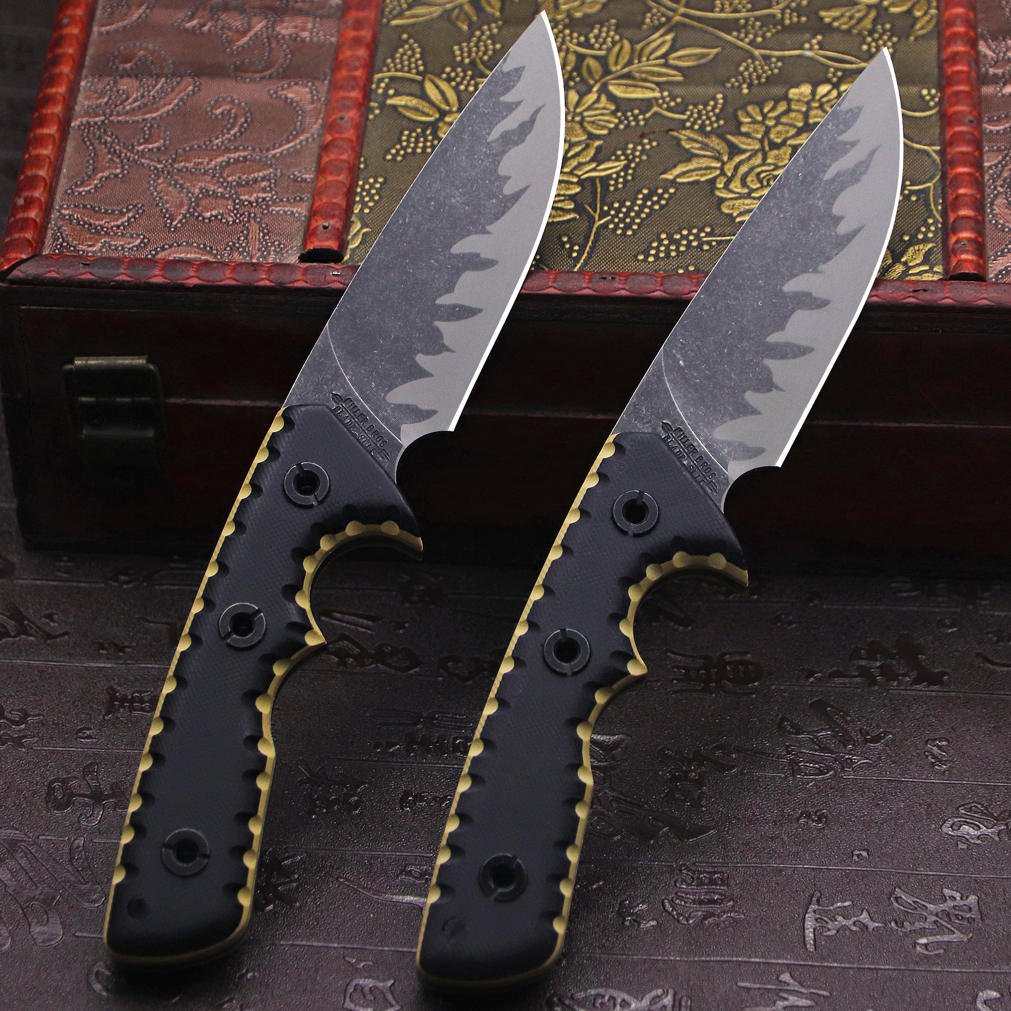 M-L (USA) DC53 Stone Washed Fu - Hunting Knife Outdoor Edge recensie en prijs
