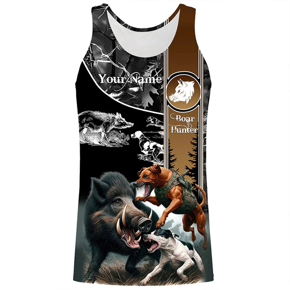 Custom Name Boar Hunter Tank T - Wildman Hunting & Outdoor Nelspruit recensie en prijs