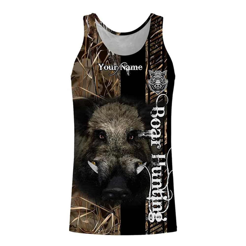 Custom Name Boar Hunter Tank T - Wildman Hunting & Outdoor Nelspruit recensie en prijs