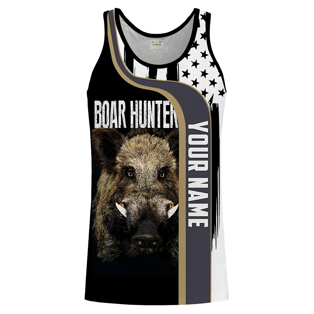 Custom Name Boar Hunter Tank T - Wildman Hunting & Outdoor Nelspruit recensie en prijs