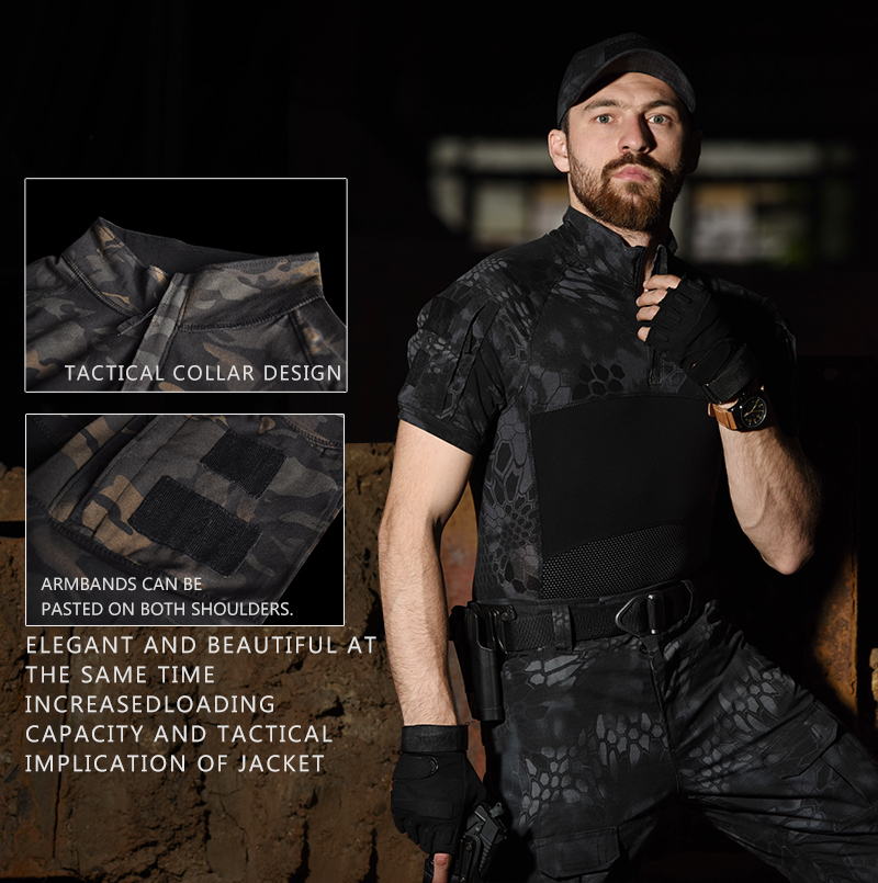 Men Combat Shirts Airsoft Tact - Wildman Hunting & Outdoor Polokwane recensie en prijs