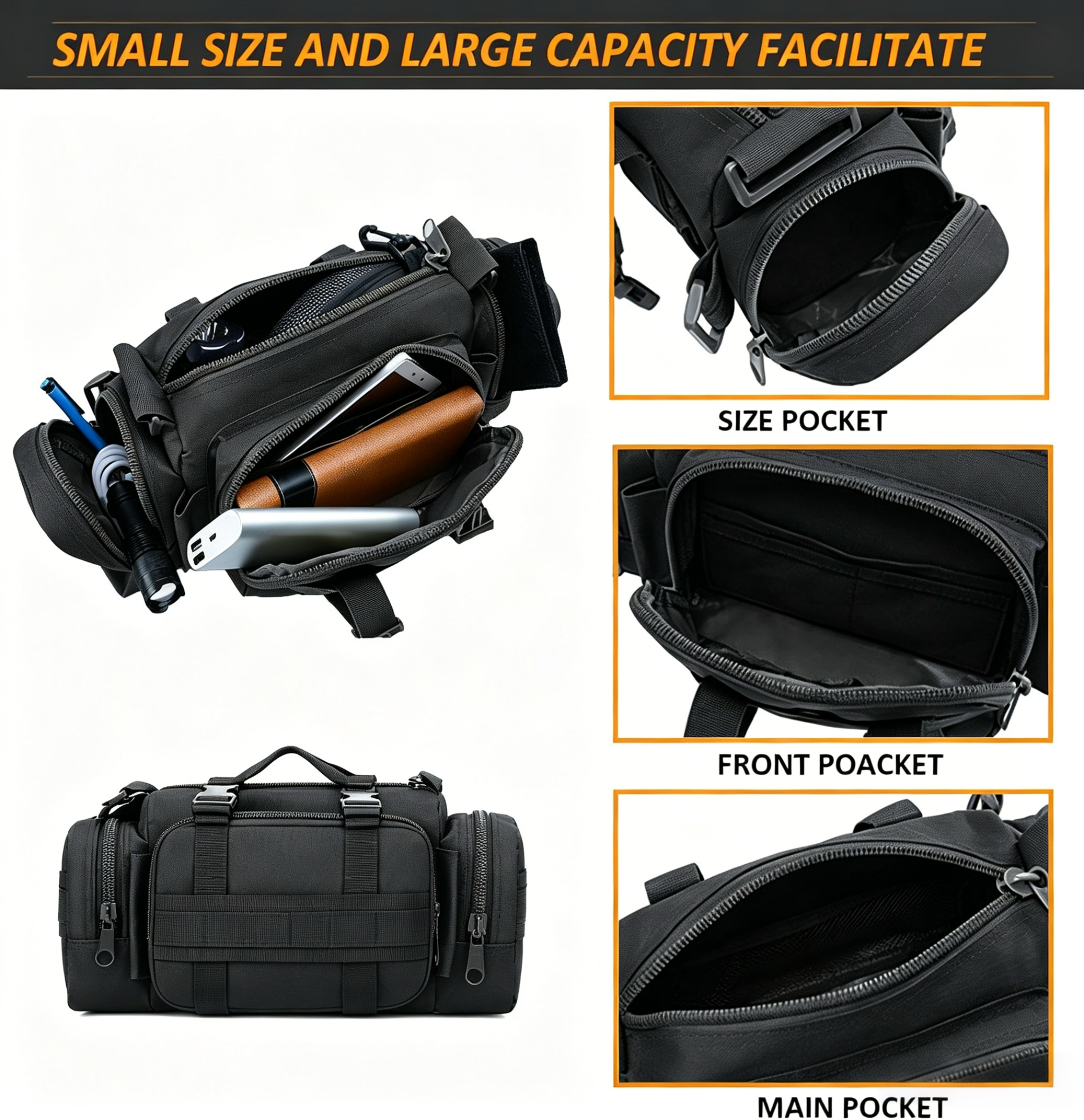 Cross Shoulder Sling Waist Bag - Outdoor Hunting Events recensie en prijs