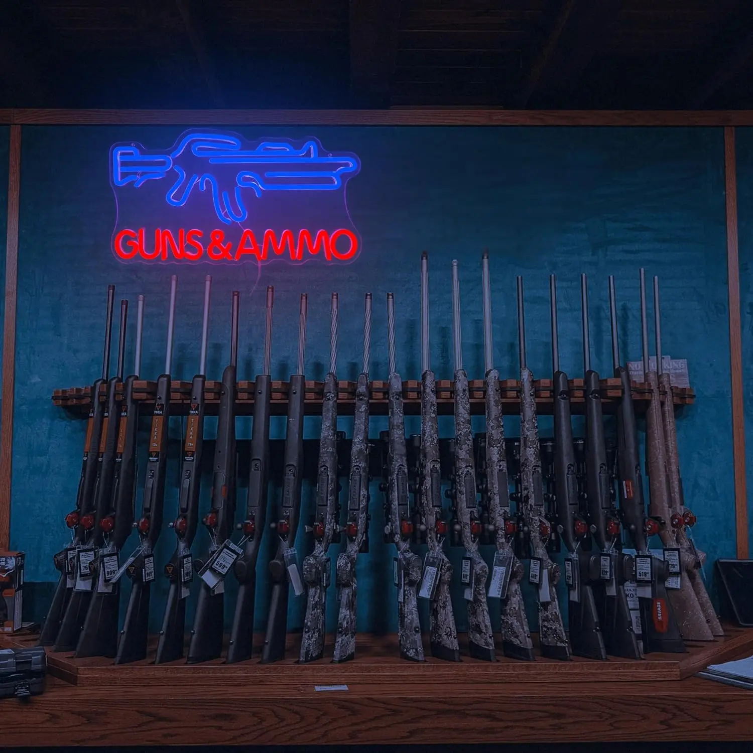 Gun Shop Neon Sign USB Powered - Hunting Outdoor Store recensie en prijs
