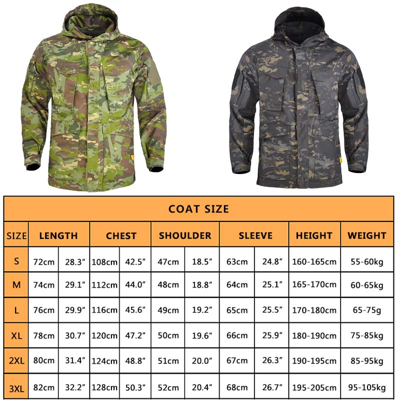 Men Outdoor Tactic Jacket+G3 P - Wildman Hunting & Outdoor Polokwane recensie en prijs