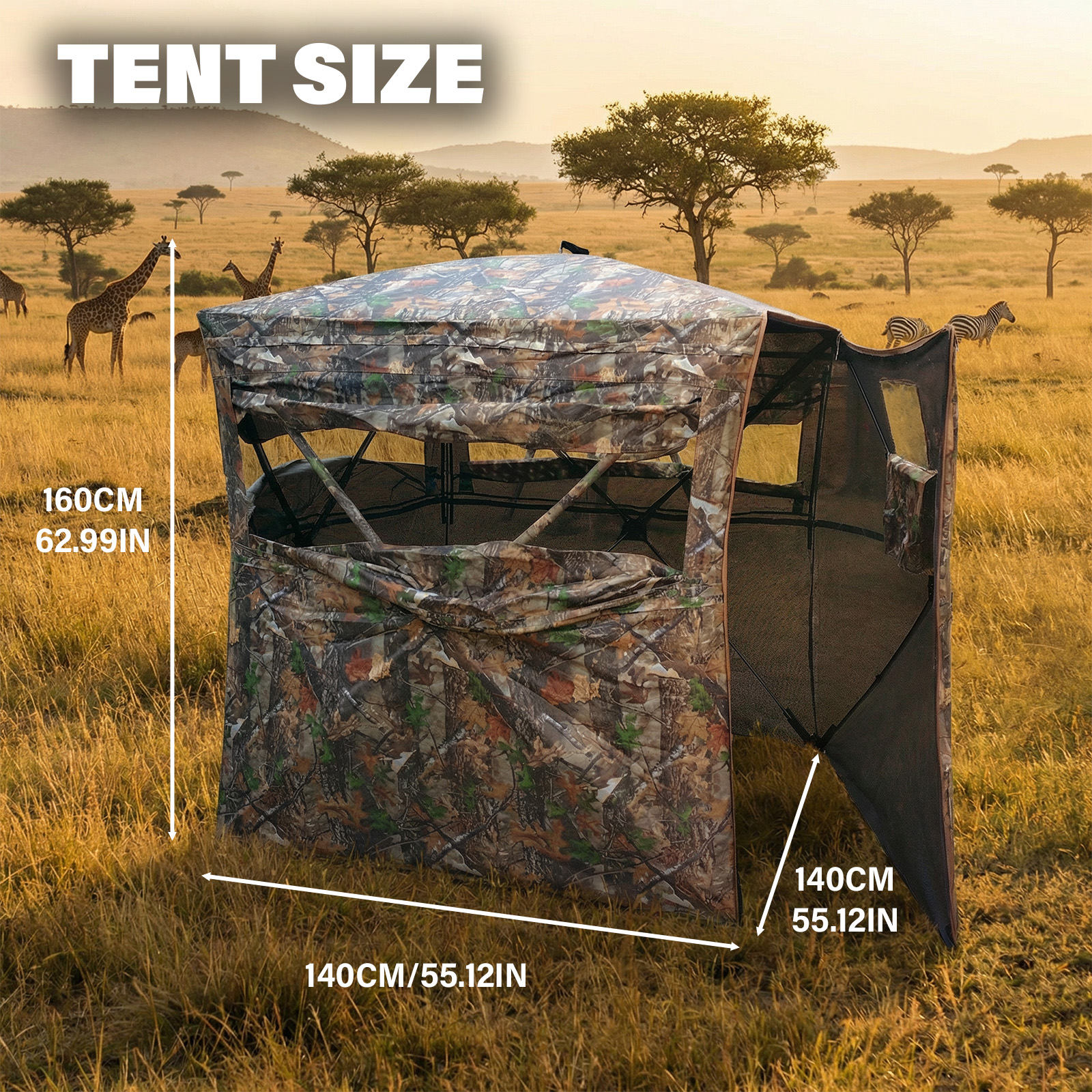 Camouflage Pop-Up Hunting Blin - Hunting & Outdoor Supplies Carterton Reviews recensie en prijs