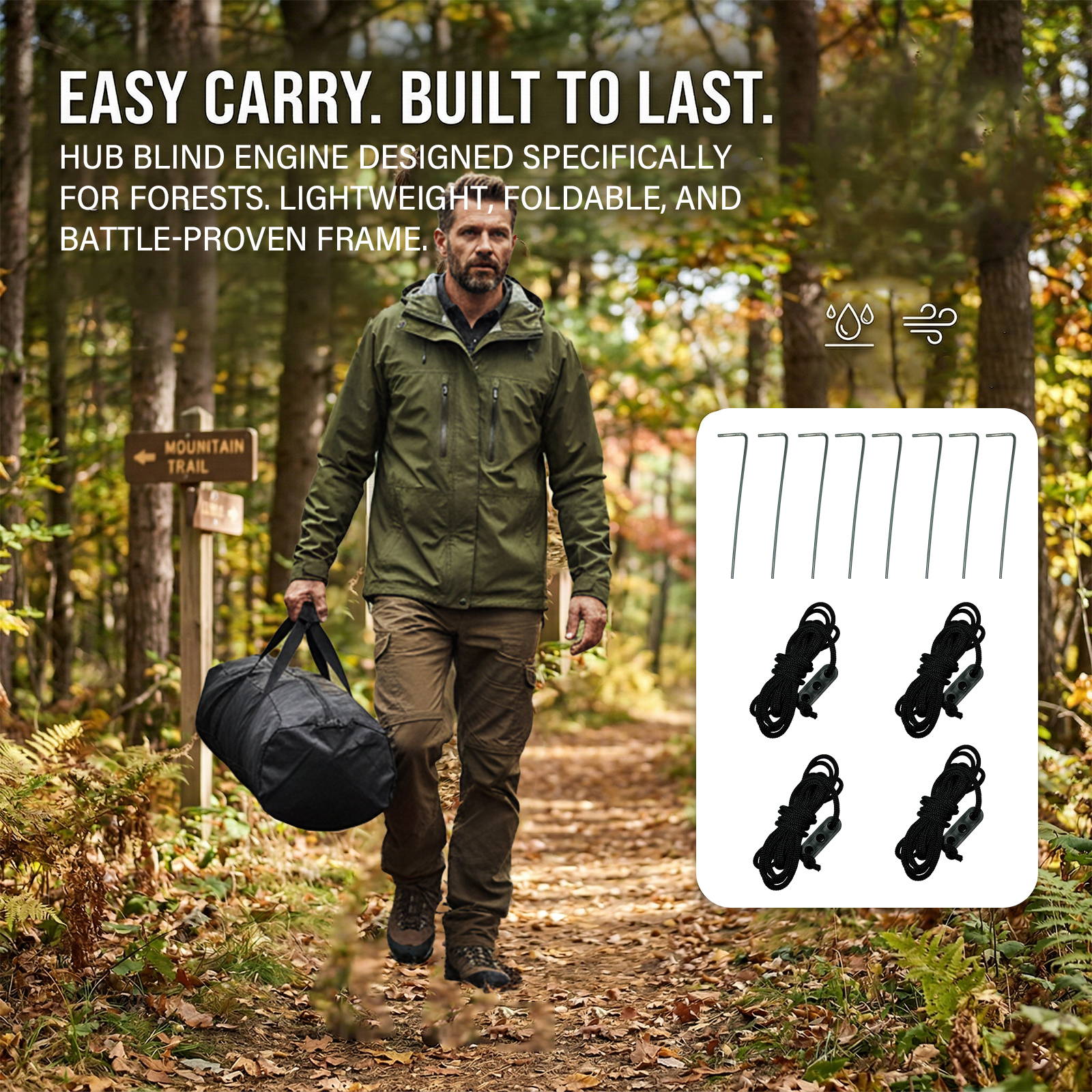 Camouflage Pop-Up Hunting Blin - Hunting & Outdoor Supplies Carterton Reviews recensie en prijs