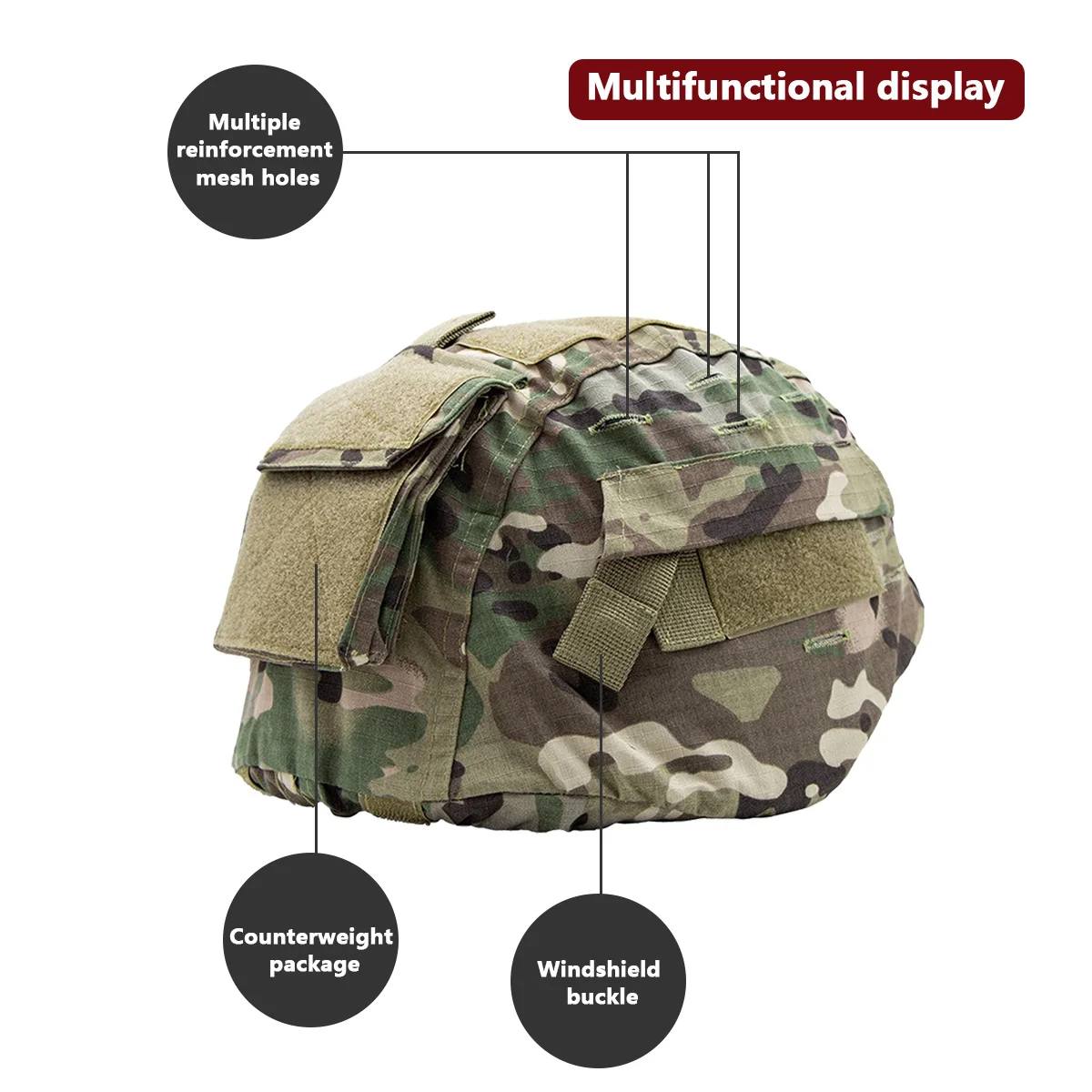 Helmet Camouflage Cover For MI - Hunting Outdoor Store recensie en prijs