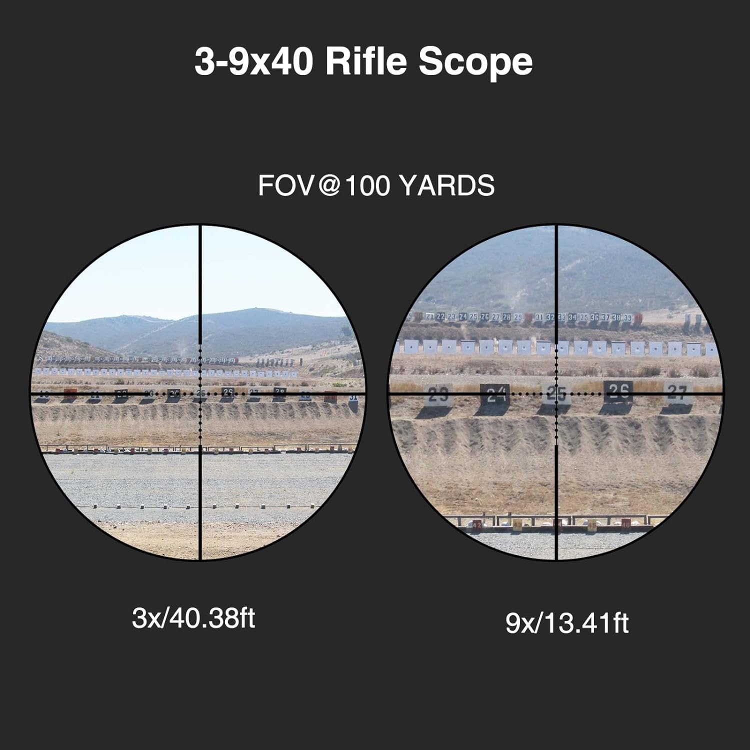 CVLIFE 3-9x40 Scope Red & Gree - Outdoor Hunting Range recensie en prijs