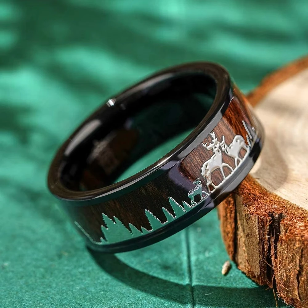 Fashion 8mm Koa Wood Inlay Dee - Wildman Hunting & Outdoor Polokwane recensie en prijs
