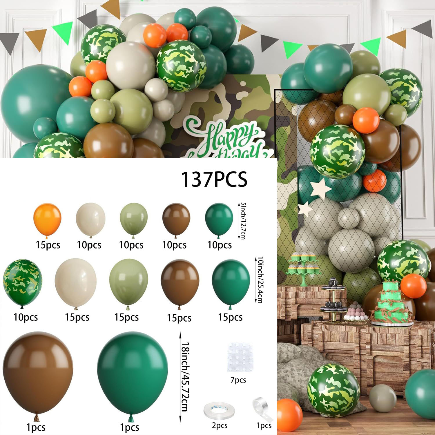 137PCS Amazon Hot Selling Retr - Outdoor Hunting Events recensie en prijs